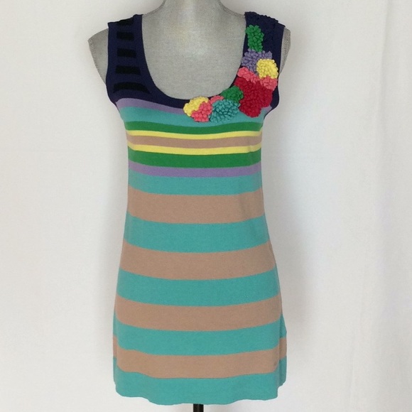 ESCADA Multicolored  Sleeveless Mini 👗  Dress. - Picture 1 of 7